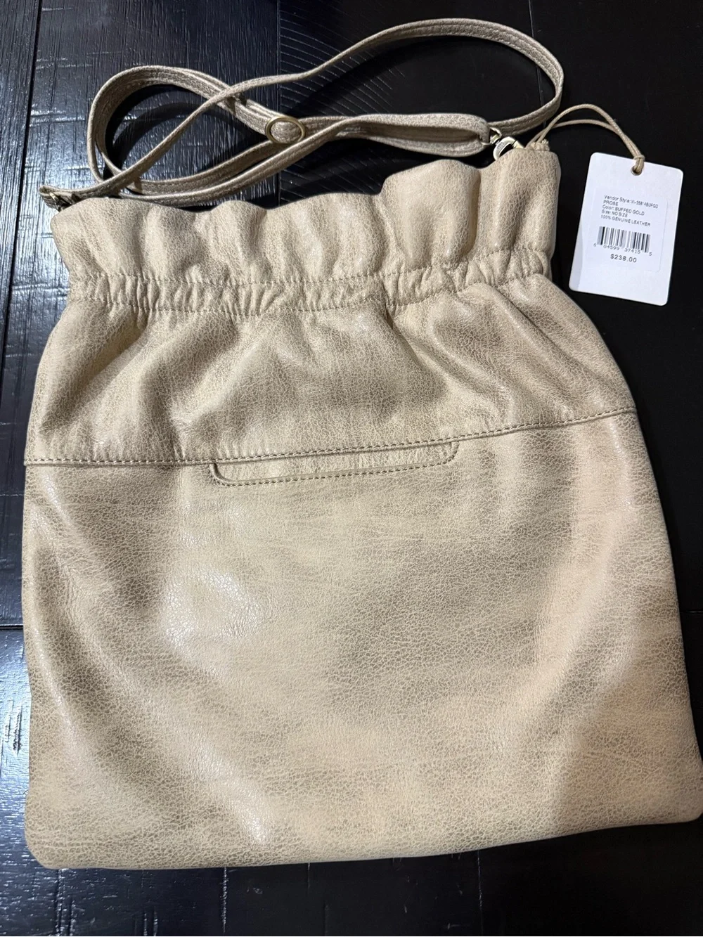 NWT HOBO Prose Leather Crossbody in Brushed Gold